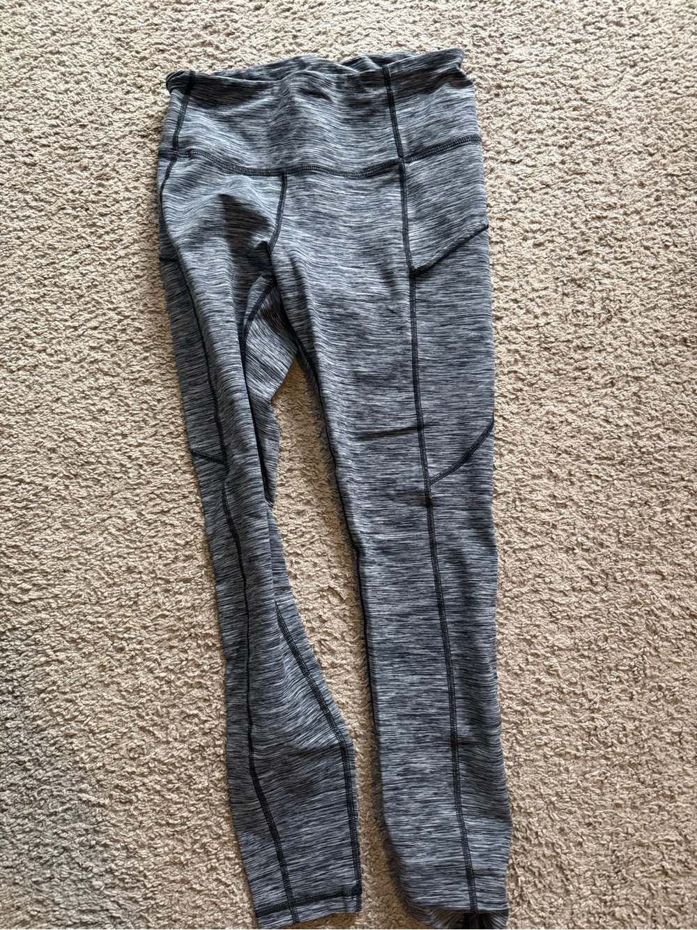 Womens CRZ Grey Active Leggings with Pocket